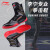 李宁（LI-NING）拳击鞋 武术搏击训练鞋 青年成人健身房举重室内深蹲 格斗 摔跤 专项运动鞋 LDDR162-1黑红 39