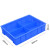 诺安跃 长方形塑料盒零件盒收纳盒多格盒螺丝盒配件盒分格箱周转箱 5件起批 小四格380x280x85mm蓝色 3天