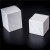 金格羽白盒白色纸盒子正方形现货通用白卡纸盒长方形小包装定制彩盒定 长宽3*3CM 高5CM10个