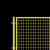 帝阔现货车间隔离网仓库隔离栅栏框架护栏网室内室外隔离护栏围栏网 2*3米
