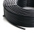 金龙羽 国标铜芯电线电缆多芯多股软线RVV3*2.5平方电线100米/卷 黑色