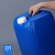 康迪普 堆码桶塑料桶方形蓝色化工原料废液密封桶 10L乳白色2个装