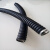 防鼠护线管包塑蛇皮管 PVC热镀锌材质穿线软管 加厚电缆护套蛇皮软管 铁镀锌（黑色包塑） 内径25mm(50米/卷)  黑色