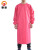 慎固防水罩衣防污耐油厨房水产养殖长款围裙 加厚品质款 玫红色 小号