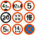 德银 八角停字牌路口停车让行标牌交通标志牌道路安全警示牌停车指示牌 3米-60mm管径+圆底座 #43