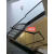 无框玻璃楼梯平台扶手预埋钢槽热镀锌槽内嵌式玻璃扶手底槽弧形槽 80mm热镀锌钢槽一支2.7米（不包邮）