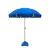 劳博士 LBS846 应急用大雨伞 遮阳伞摆摊沙滩广告伞 2.2米蓝色+银胶(有伞套带底座)