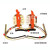 省之优国标加厚电工脚扣 单保险安全带