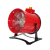 强力工业扇台式免安装排风换气扇小型风机厨房油烟可移动抽风机 STF-300(12寸)