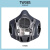 仁聚益日本重松TW08S传声器面具防毒电焊甲醛雾霾硅胶男女T化工定制 M主体一个（无芯） (中号)