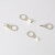 定制适用欧式OT1-4冷压端子1.5 2.5-3 5 6 8 10 圆型裸铜线鼻子焊 OT1.5-8 100个 1.5平分线-8MM孔