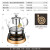 金灶（KAMJOVE）茶具 蒸汽喷淋煮茶器 玻璃泡茶壶 煮茶烧水电热水壶 蒸煮一体茶壶 A-99透明高硼硅玻璃 800ml