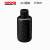 日本NIKKO试剂瓶HDPE塑料瓶圆瓶大口小口黑色避光样品瓶避光液体瓶ASONE亚速旺进口耐酸碱 黑色小口圆瓶 50ml