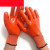 劳保手套全胶浸胶干活塑胶防滑防水防油耐磨胶皮工作耐磨加厚手套约巢 挂胶手套(12双)