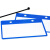 开玛 K2018 蓝白证卡挂牌/PVC 86mm*54mm 250片/盒（单位：盒）蓝色