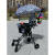 米蓝图遛娃神器米兰图溜娃轻便可折叠儿童手推车宝宝婴儿小巧新款 车子+凉席坐垫