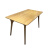 馨艾舒北欧餐桌家用小户型全实木家具白橡木吃饭桌子简约原木餐桌椅组合 1.6米白橡木餐桌