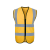 火星虎 反光背心 安全工程反光衣 反光马甲 黄色（无口袋）
