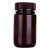 兰诗（LAUTEE）WS165实验室广口瓶HDPE密封瓶棕色避光耐酸碱试剂瓶 125ml 