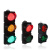 沸耐笙 FNS-31993 LED小型警示灯施工警示交通信号灯 100型红绿两灯铁壳 1台