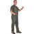 中神盾 SWS-CDS-202 夏季工作服裤子男薄款 耐磨透气CVC60棉 （尺码下单备注） 军绿色