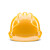 诺瑞斯安 安全帽 新国标ABS三筋透气型 防砸透气 工业头盔电力工程工地建筑施工抗冲击 黄色