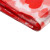 稳斯坦 W7474 (100个)大红桃心塑料包装袋 水果花篮透明礼品包装袋 红色桃心35*50cm