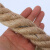 中部工品 麻绳 拔河绳训练绳 黄麻绳可加钢丝绳 黄色55mm 单位：卷