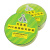 九头鸟地线标识胶带电工胶布黄绿双色PVC绝缘胶带20yd*18mm（10卷装）