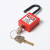 京度 小挂锁工程锁工业绝缘安全挂锁ABS塑料钢制锁隔离锁具 76mm钢锁梁