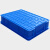 NANBANQIU南半球 塑料周转箱框运输筐储物箱长方形塑料收纳箱塑料盒 八格分格箱 378*278*83mm 蓝色 