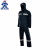 安大叔 D766/C893 高警示雨衣雨裤耐磨轻便分体式反光工作服深蓝色 L码 1套装