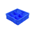 征东 分格箱 多格周转箱螺丝盒分隔零件工具箱 工业仓库分类 6格（外395*398*127mm） 蓝色