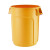 75升塑料圆形储物桶 加厚厨房垃圾桶 【红色桶】