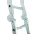 兴航发 铝合金铆压折叠梯 1.5M铝合金加厚折叠梯 多功能升降梯工程梯