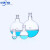 中环力安 实验室耐高温球形烧瓶耐高温加厚单口平底试剂瓶 50ml/24