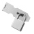 京棣工品 锁扣 不锈钢锁扣 门鼻扣锁 三孔门扣锁 2.5寸不锈钢 