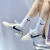 耐克（NIKE）女鞋春季新款运动鞋低帮板鞋简版空军一号学生休闲鞋 DZ2783-101米黄黑白 35.5-3.5Y