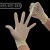 一次性乳胶手套工业级无粉加厚防水橡胶劳保耐磨防护检查手套 9时无粉乳胶手套(每双) M