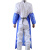 金诗洛 KSL262 PVC蓝色防水围裙 加厚耐油耐酸碱罩衣 110*80cm