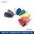 彩色RJ45网线水晶头保护套 环保超五5类六6类网络防尘套 塑料爪子 蓝色