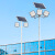 亮铭佳太阳能篮球场照明灯杆太阳能足球高杆投光工程led路灯工厂大功率户外高8米2头200W