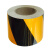 康格雅 黑黄反光膜警示胶带 地贴条防水安全标识反光贴纸 20CM高亮黄黑45.72米/卷