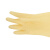 大杨乳胶检测采样手套 采集亭窗口防化长臂手套PLA449  黄色均码70cm 1双