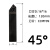 45度90度镗刀头粗镗刀杆CBS408/410/416/419/908/910/913/91 45度 CBS416 总长120 刀片CCMT0