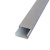 者也（ZYE） 铝合金方形线槽隐形线槽扣压铝线槽地线电缆线槽明装穿线槽40*30mm方槽
