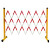 伏兴 玻璃钢伸缩围栏 移动安全护栏电力检修绝缘隔离围栏 红白管式 国标反光1.2*2.5