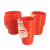 有豫 塑料桶 小水桶厚实涂料桶子红色有盖17L  单位：个