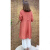 索宛亦（SUOWANYI）衣女中长款轻薄款风衣透气春夏时尚洋气衬衫中年外套潮 砖红色 2XL 建议110-120斤