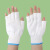 半截棉线手套半指手套作业男女通用户外耐磨防滑劳保触屏采摘 （舒适耐用款）毛纺五半指手套（10双）